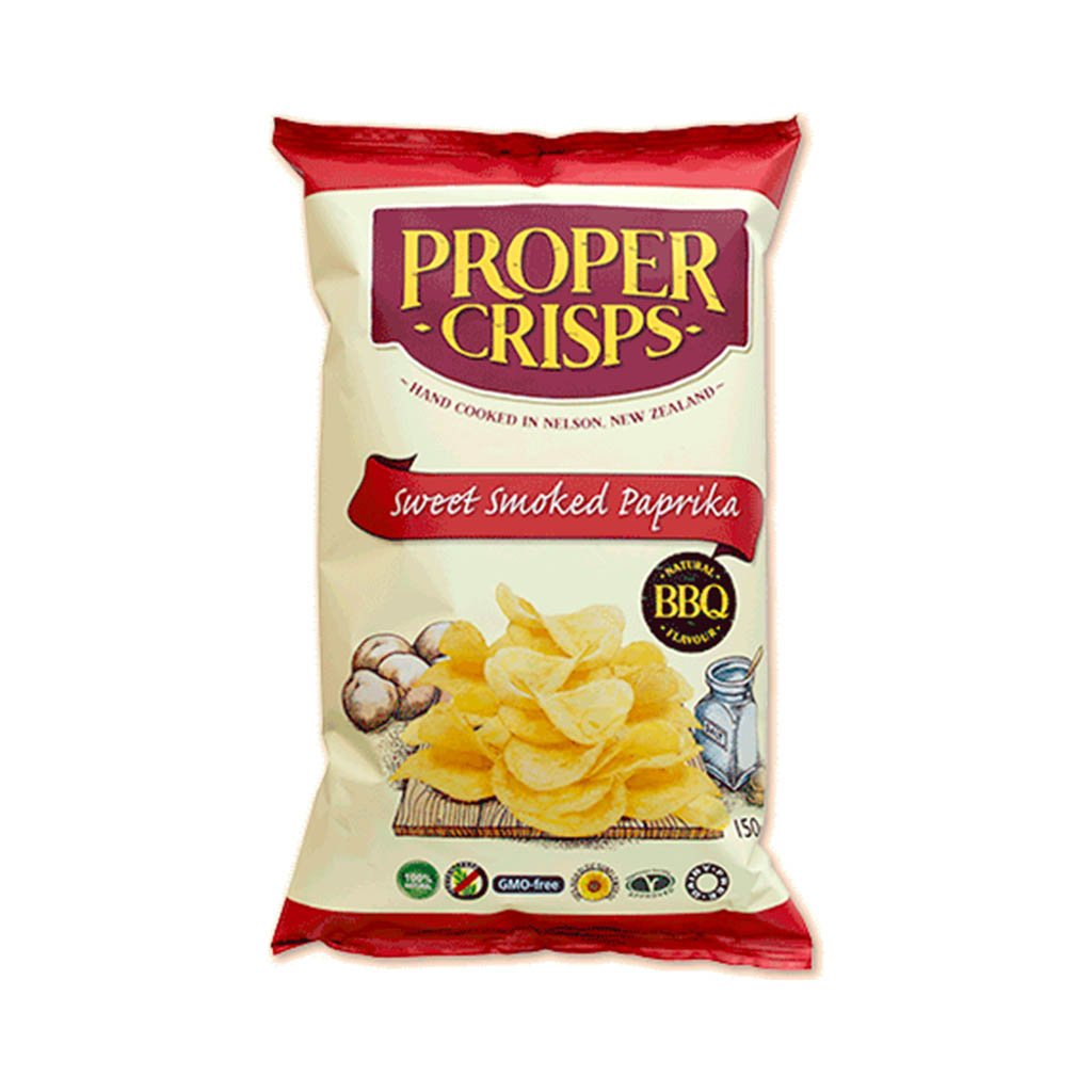 Proper Crisps Sweet Smoked Paprika 150g - Beemart Gladstone